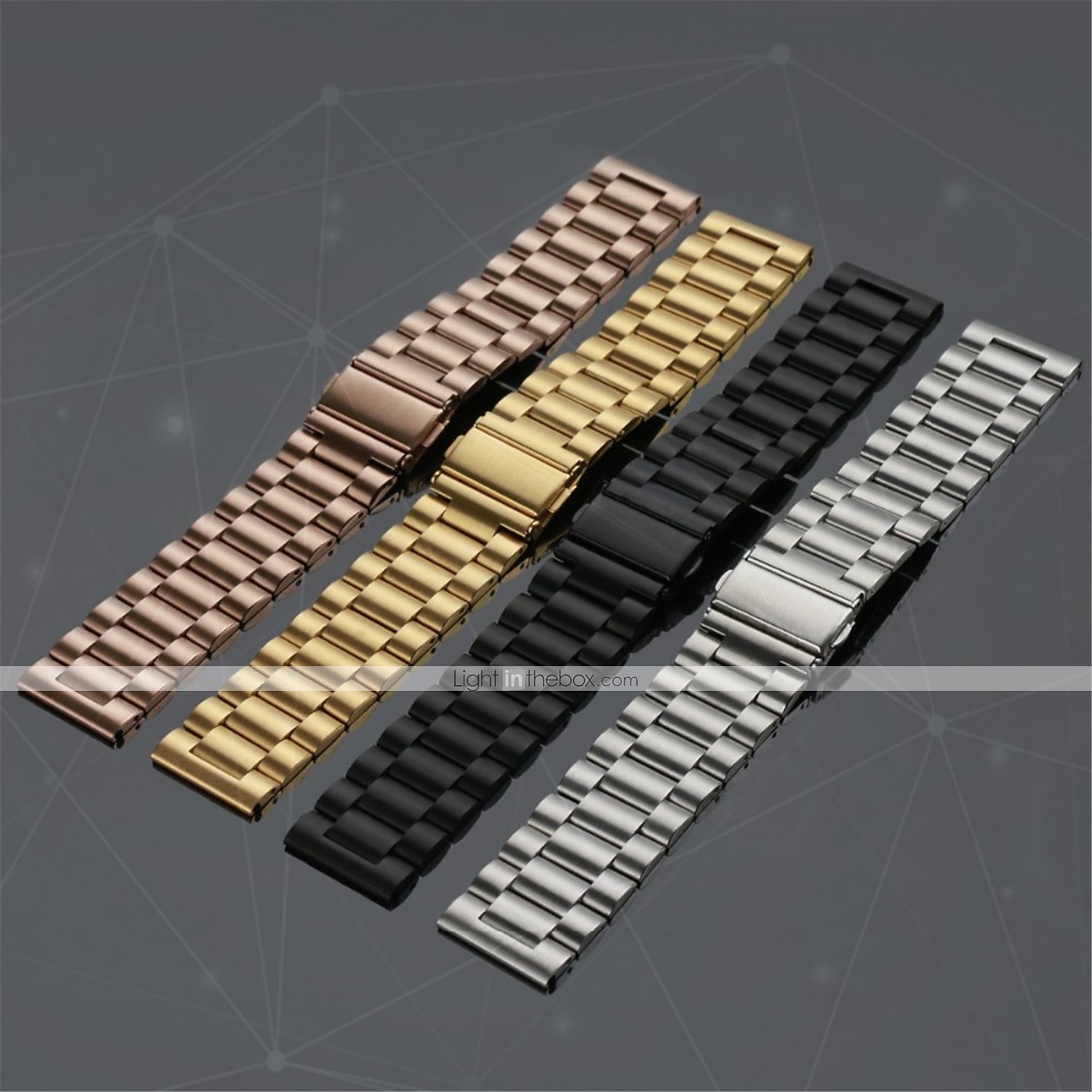 רצועת מתכת 1 יחידה עבור fitbit versa 2/versa/versa lite מהדורת החלפת רצועת פלדת אל חלד מוצקה צמיד עסקי תואם לשעון חכם fitbit versa 2025 - $17.99 –P1