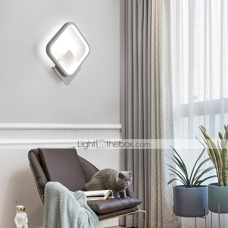 führte moderne wandleuchten wandleuchten schlafzimmer geschäfte / cafés acryl wandleuchte 220-240v 18 w 2025 - $60.99 –P1