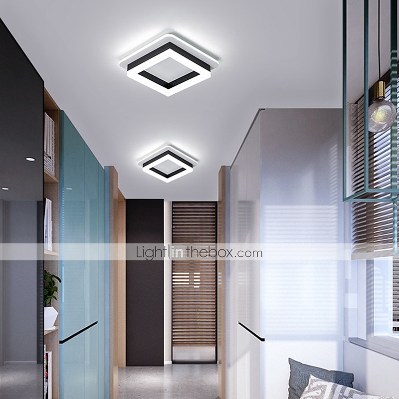 led nordic מנורת מסדרון מינימלית led תקרה אור מטבח אולם כניסה מרפסת מנורת מרפסת מנורת תקרה עגולה מנורת ביתית 2025 - $201.49 –P7