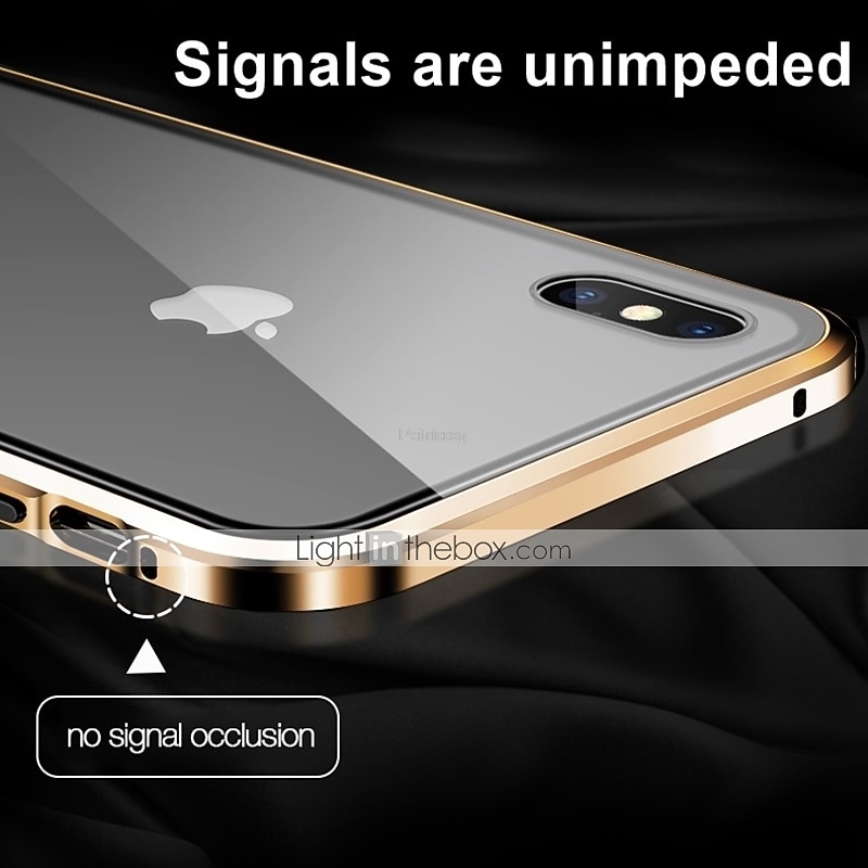 Phone Case For iPhone 17 Pro Max 17 Air 16 15 14 Pro Max Plus 13 12 11 Pro Max Mini Magnetic Adsorption Full Body Protective Double Sided Anti peep Tempered Glass 2025 - $16.99 –P4