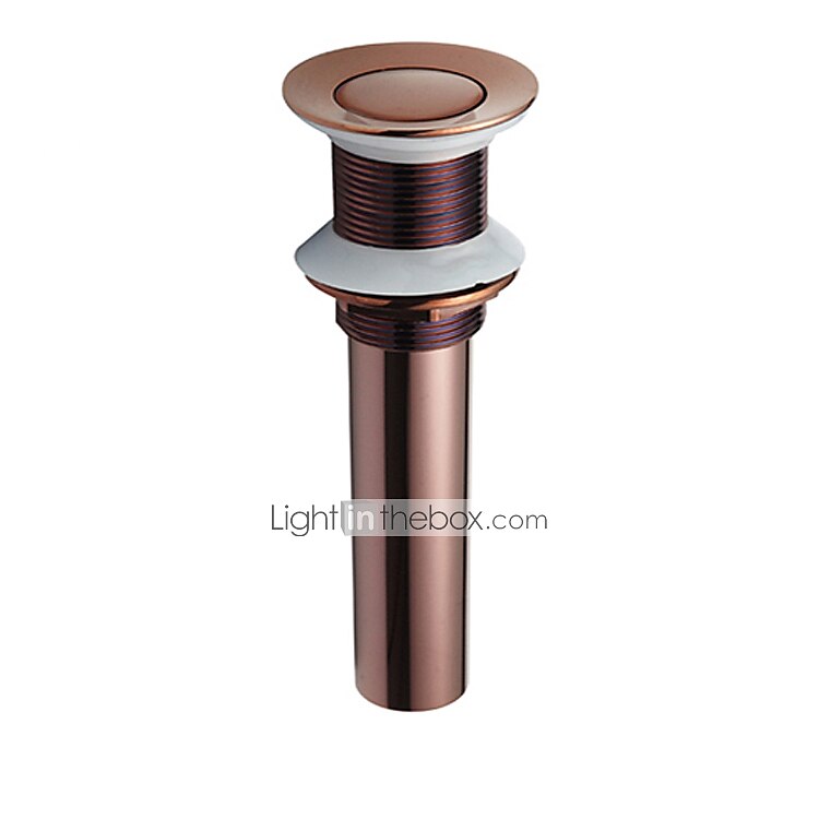 Brass Pop Up Sink Drain Stopper with Overflow Bathroom Faucet Vessel Vanity Sink Drainer 2025 - $29.99 –P4