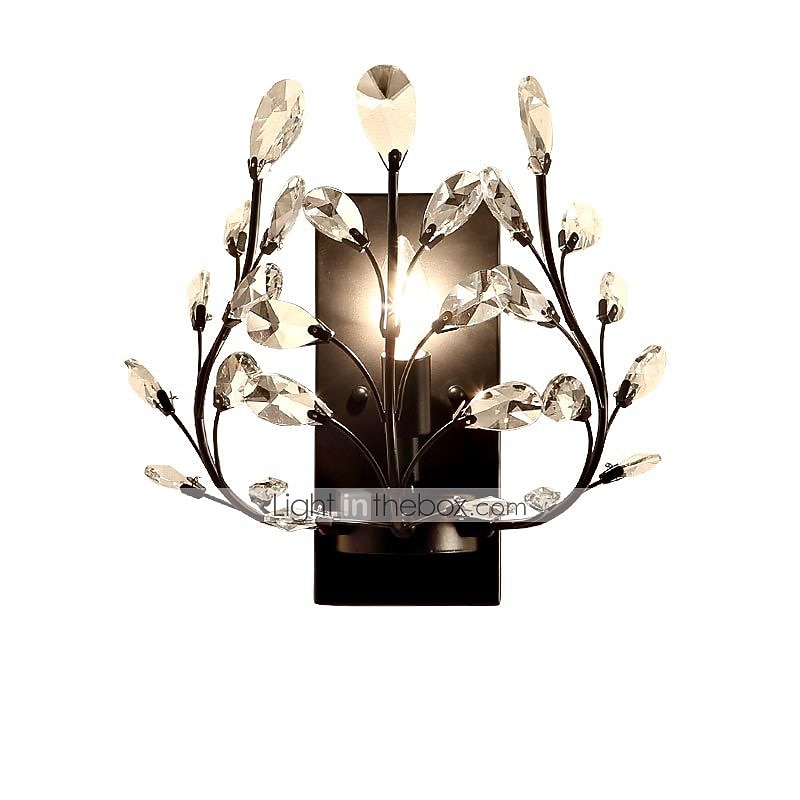 lampada da parete a testa singola country americano lampada da parete comodino camera da letto in stile europeo soggiorno lampada da parete in cristallo creativo retrò candela di ferro del 2026 a $187.99 –P8