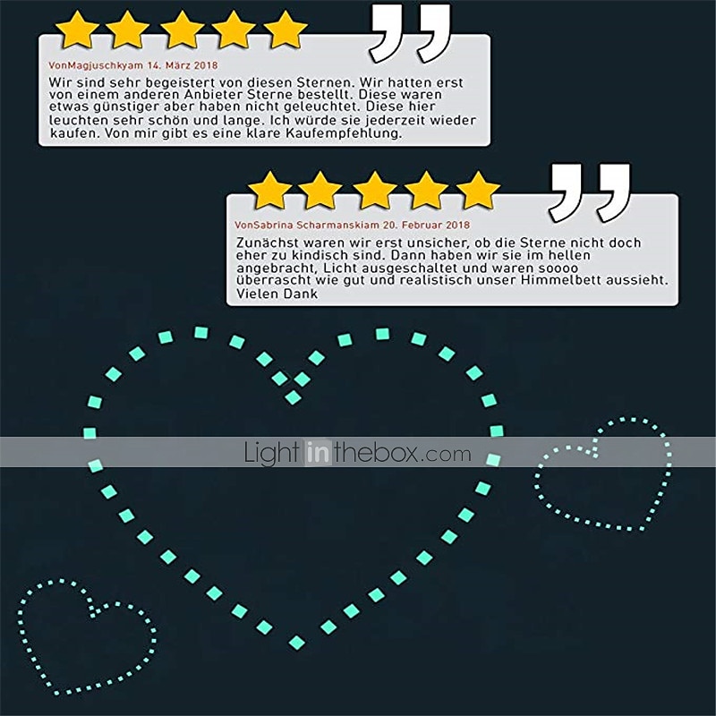 452 Uds. Pegatinas de pared de estrellas brillantes 3d para techo y calcomanías de pared perfectas para habitación de niños o regalo de cumpleaños de fiesta 2025 - $10.99 –P4