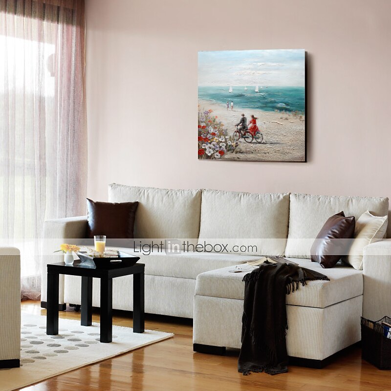Peinture à l'huile Hang-peint Peint à la main Carré Paysage Moderne Toile étirée / Toile tendue de 2025 ? $122.99 –P8