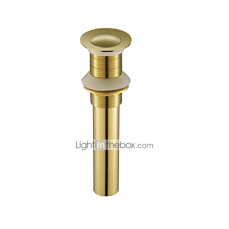 Brass Pop Up Sink Drain Stopper with Overflow Bathroom Faucet Vessel Vanity Sink Drainer 2025 - $29.99 –P2