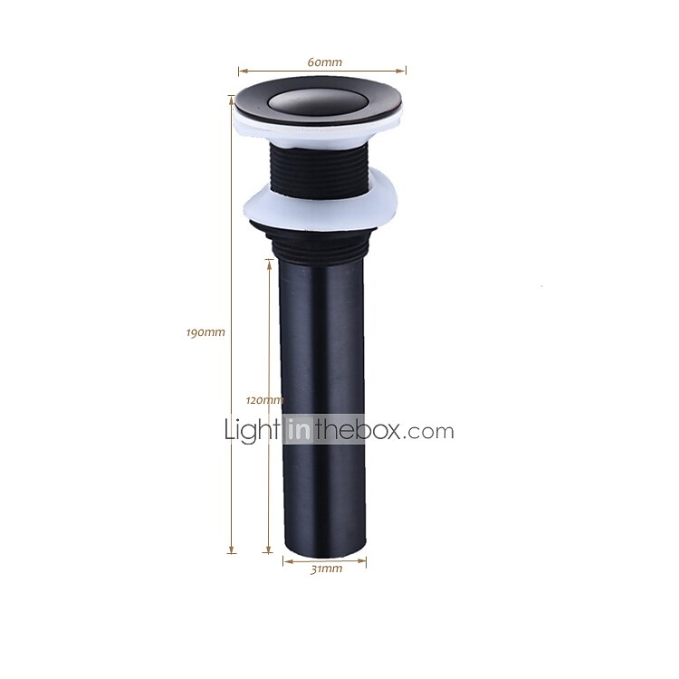 Brass Pop Up Sink Drain Stopper with Overflow Bathroom Faucet Vessel Vanity Sink Drainer 2025 - $29.99 –P5