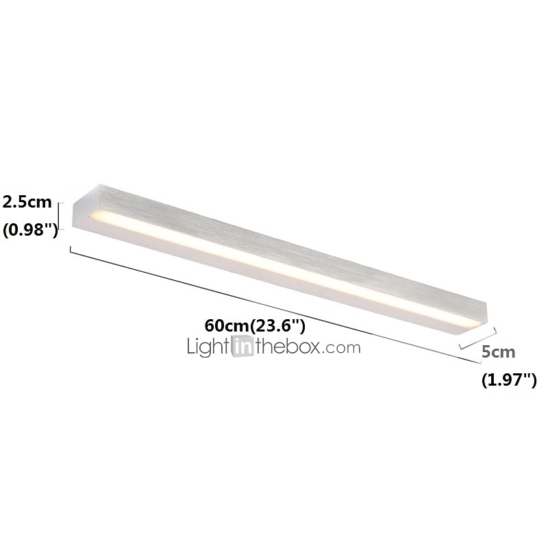 60cm LED Vanity Light 14W Bathroom Wall Lighting New Design Fixtures Make-up Mirror Front Light Aluminum Modern Nordic Style Wall Sconces Downlights IP20 2025 - $91.99 –P5