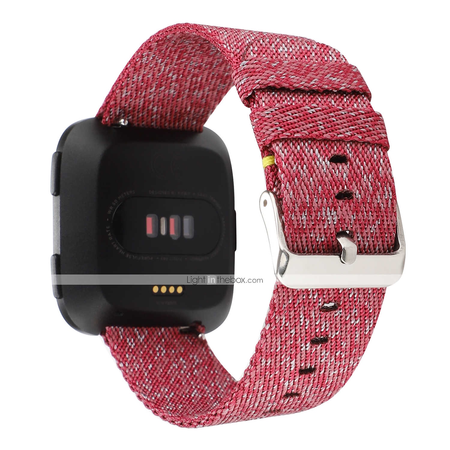 Cinturino per orologio  per Fitbit Versa 2 / Versa Lite / Versa SE / Versa Tessuto Nylon Sostituzione Cinghia Chiusura in metallo Regolabili Traspirante Polsino del 2025 a $14.99 –P2