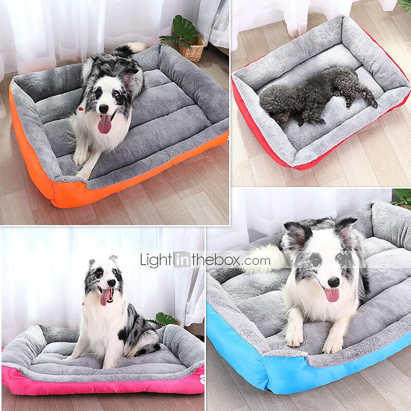 Gato Cachorro Colchão Camas Cama Cobertores Sólido Prova-de-Água Fofo Tecido Algodão para cães e gatos grandes, médios pequenos de 2026 por $68.99 –P12