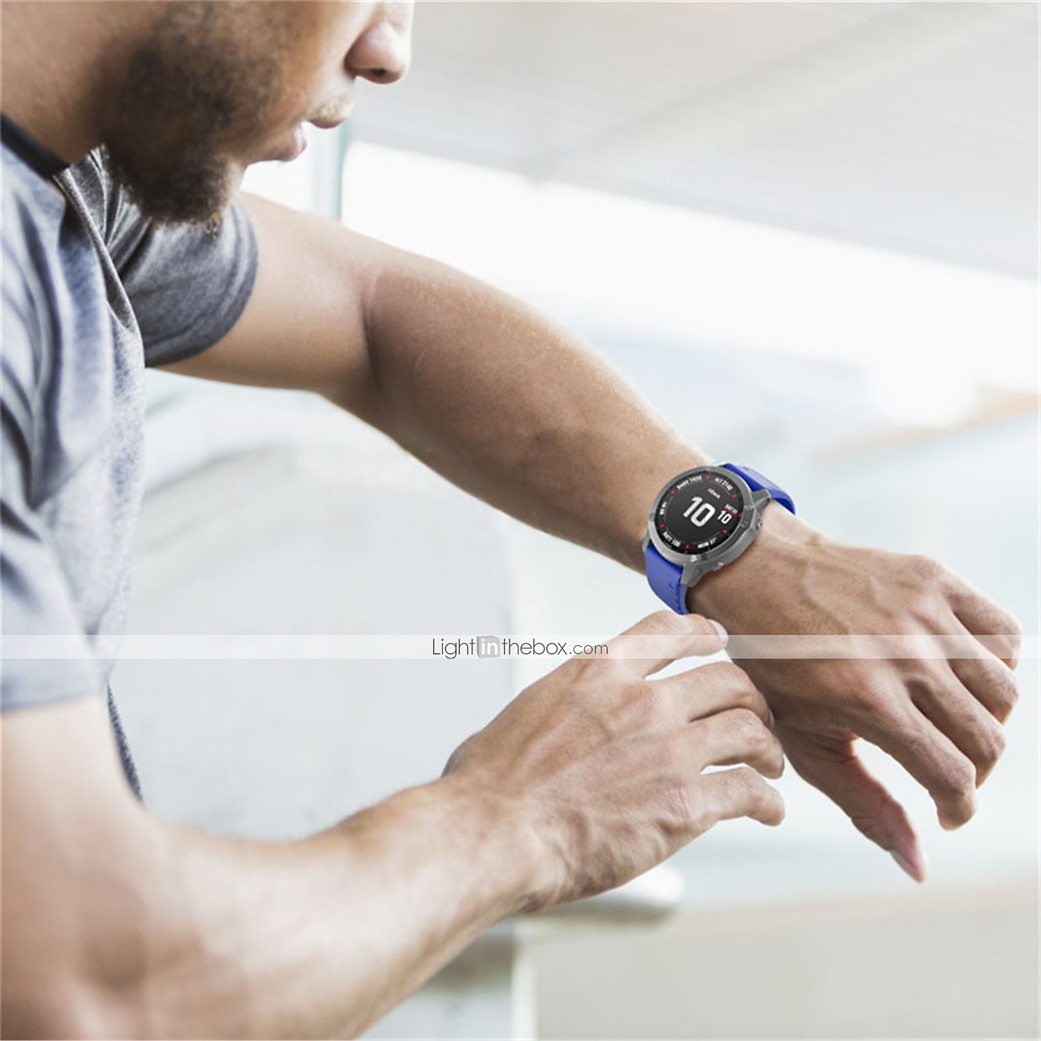 Ver Banda para Garmin Fenix 7 Pro 6 5 Plus Epix Pro 47mm Approach S70 47mm S62 S60 Forerunner 955 255 945 745 Instinct 2 Marq Descent Quatix 22mm Silicona Reemplazo Correa Ajuste rápido 22 mm Correa 2025 - $21.99 –P2