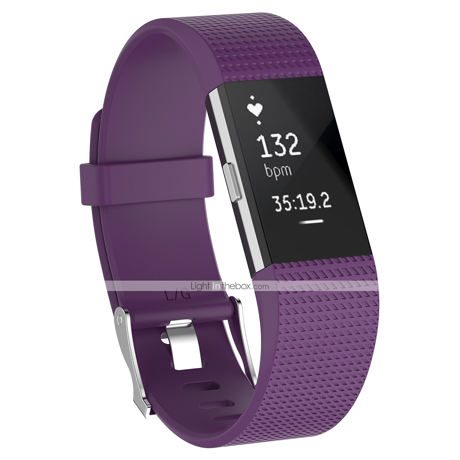 Large New Plum Purple GENUINE Fitbit Alta Classic Replacement Accessory Band 