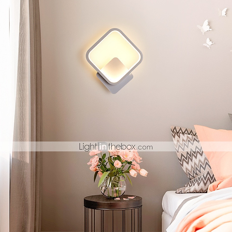 führte moderne wandleuchten wandleuchten schlafzimmer geschäfte / cafés acryl wandleuchte 220-240v 18 w 2025 - $60.99 –P5