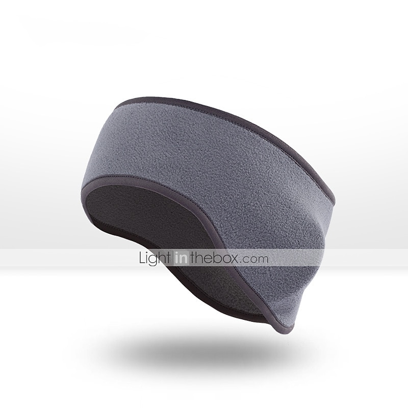 Schweiß Stirnband Ohrenwärmer Herren Damen Kopfbedeckung Einfarbig warm halten Windundurchlässig Atmungsaktiv für Fitness Laufen Joggen Herbst Winter Frühling Schwarz Fuchsie Grau 2025 - $5.49 –P1