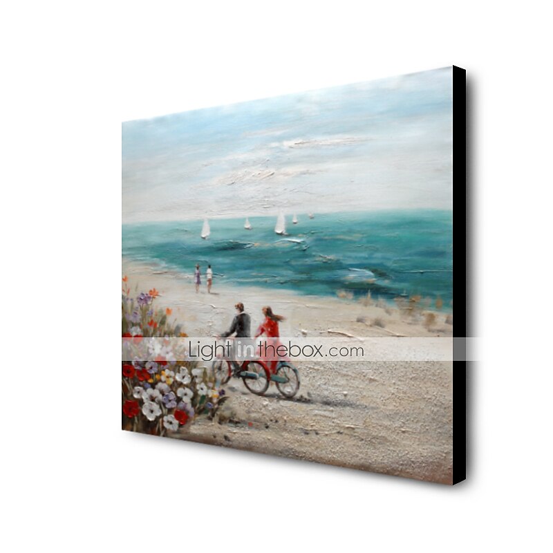 Peinture à l'huile Hang-peint Peint à la main Carré Paysage Moderne Toile étirée / Toile tendue de 2025 ? $122.99 –P10