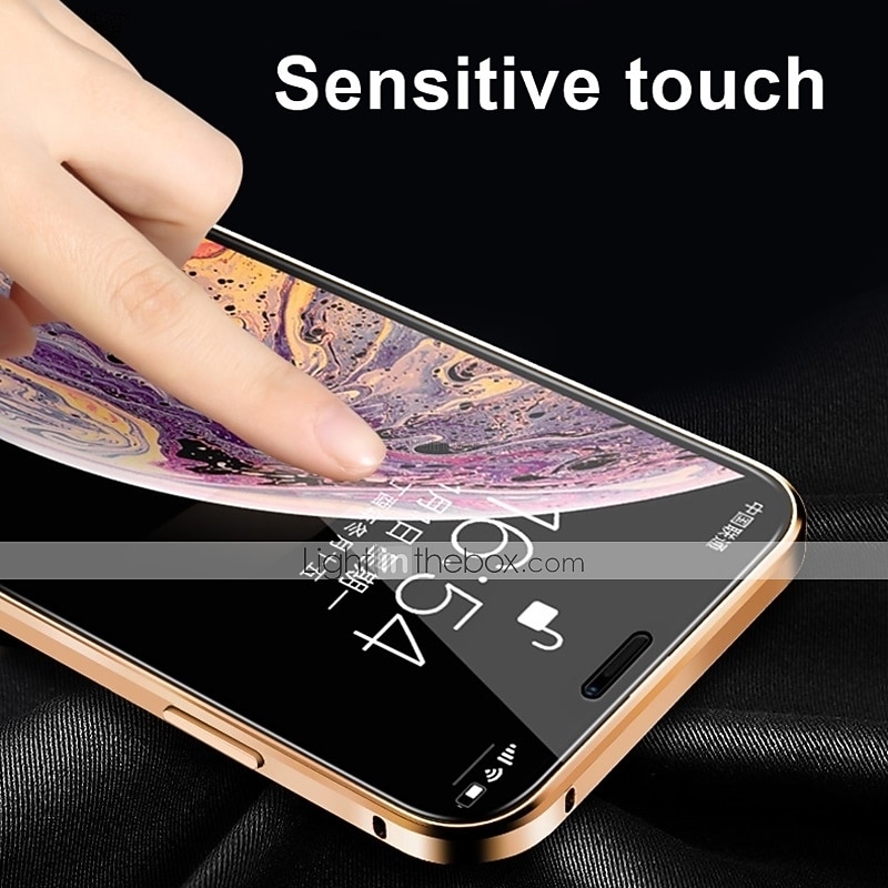 Phone Case For iPhone 17 Pro Max 17 Air 16 15 14 Pro Max Plus 13 12 11 Pro Max Mini Magnetic Adsorption Full Body Protective Double Sided Anti peep Tempered Glass 2025 - $16.99 –P2