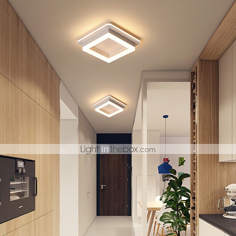 led nordic מנורת מסדרון מינימלית led תקרה אור מטבח אולם כניסה מרפסת מנורת מרפסת מנורת תקרה עגולה מנורת ביתית 2025 - $201.49 –P2