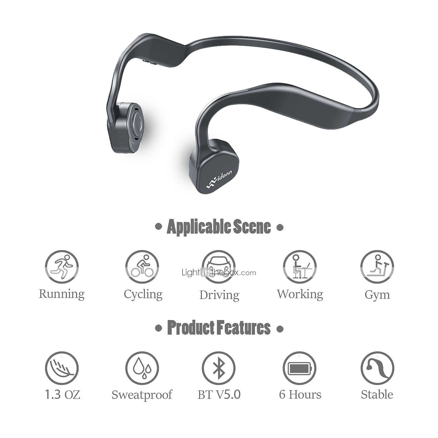 2025年 ヴィドン F1 骨伝導ヘッドホン 3.5mmヘッドフォン3.5mmマイク Desktop Computer ステレオ ハイファイ のために Apple Samsung Huawei Xiaomi MI 屋外 携帯電話ゲーム コレクション – $94.99 –P4