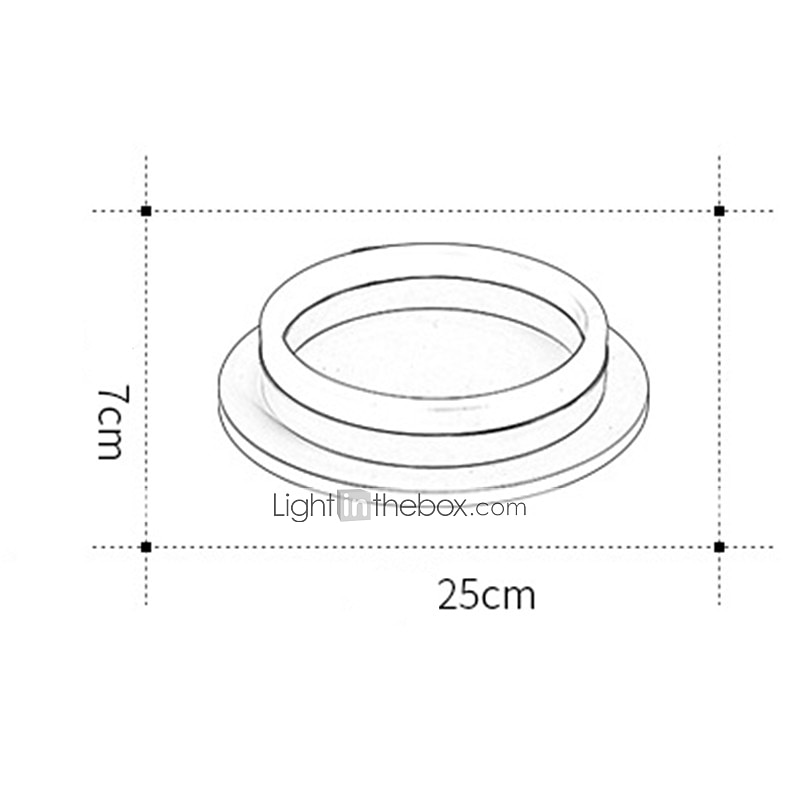 25 ס"מ led מנורת מסדרון תקרה אור led עגול עיצוב בסיסי מטבח מודרני אולם כניסה מרפסת מרפסת מנורת מנורת תקרה עגולה מנורות ביתיות 2025 - $119.99 –P1