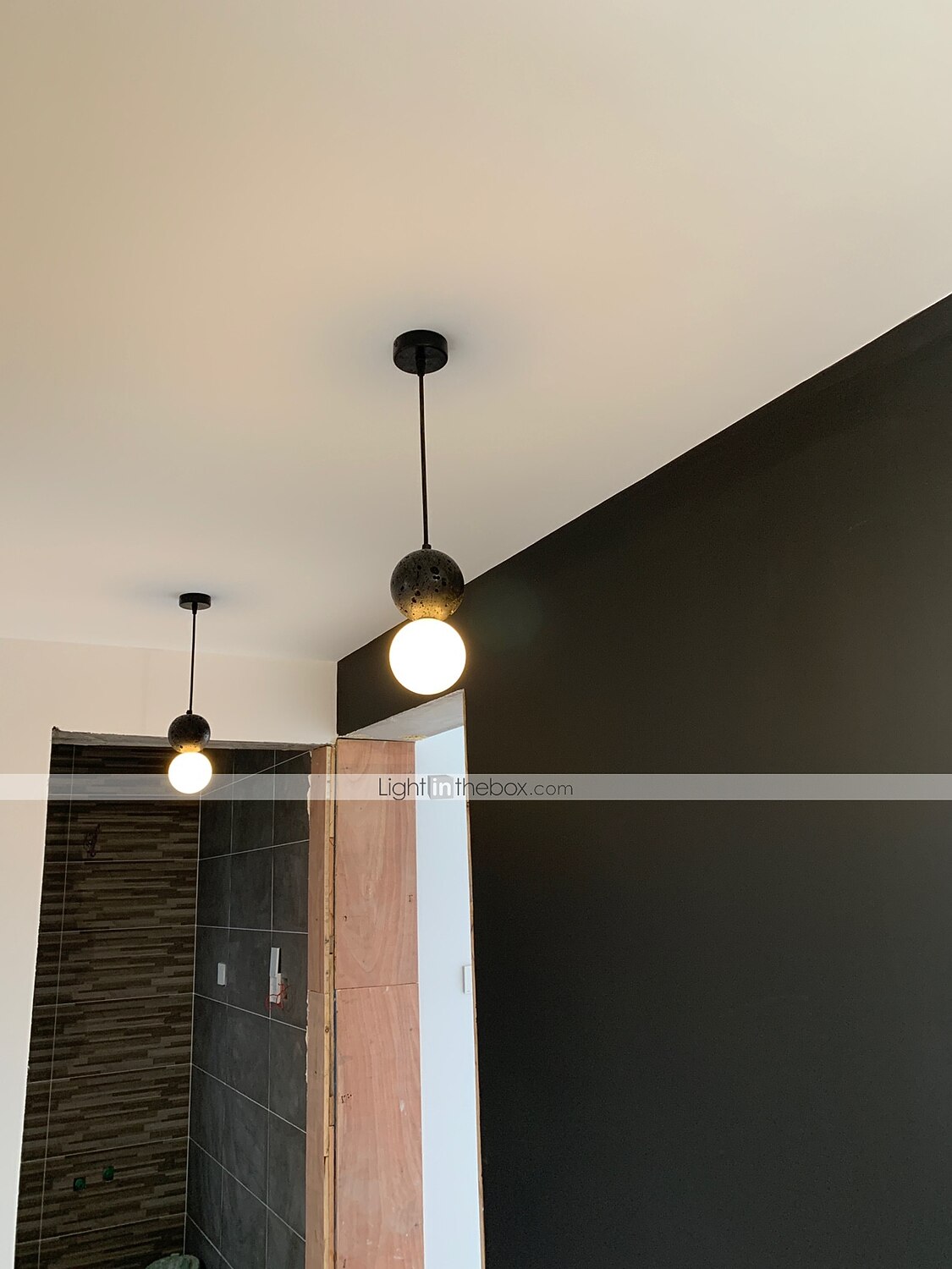 10 cm Design unico Luci Pendenti Metallo Resina Sfera Finiture verniciate Stile nordico 110-120V 220-240V del 2025 a $107.99 –P11