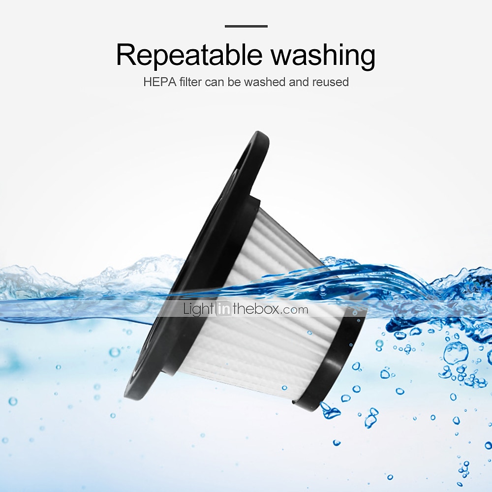 draagbare handheld oplaadbare draadloze auto stofzuiger krachtige draadloze auto stofzuiger snel opladen voor auto thuis huisdierenhaar 2025 - $61.99 –P5