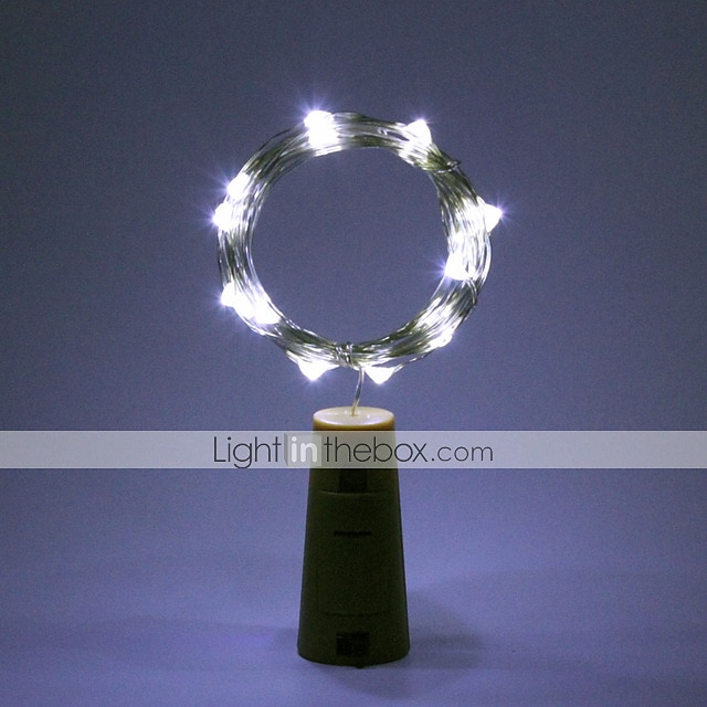 5pcs String Led Wine Bottle with Cork 2M 20 LEDs Bottle Lights Battery Cork for Party Wedding Christmas Halloween Bar Decor 2025 - $16.99 –P3