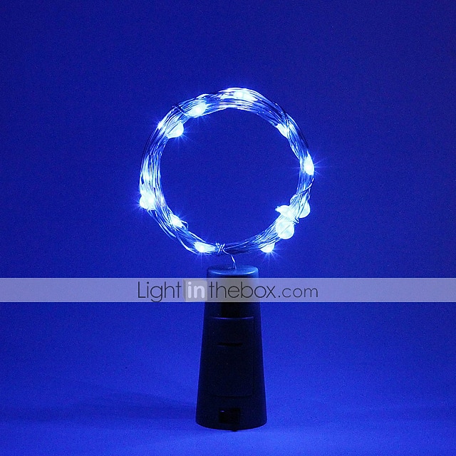 5pcs String Led Wine Bottle with Cork 2M 20 LEDs Bottle Lights Battery Cork for Party Wedding Christmas Halloween Bar Decor 2025 - $16.99 –P1