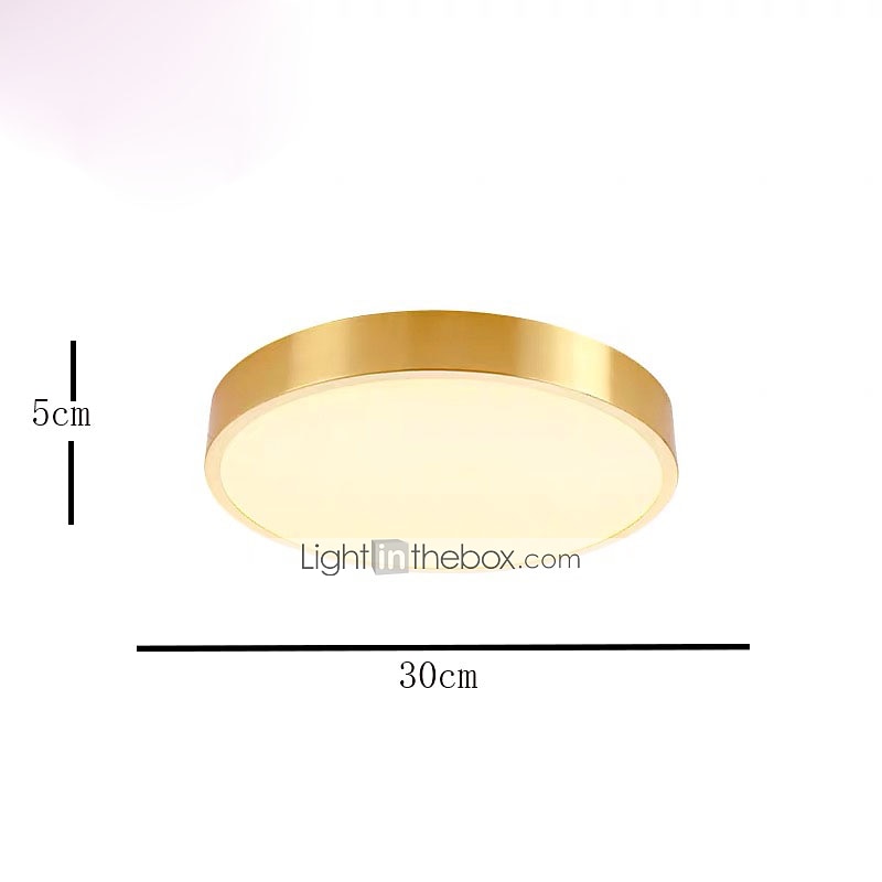 30 cm Single Design Einbauleuchten Metall Messing modern 220-240V 2026 - $131.99 –P2