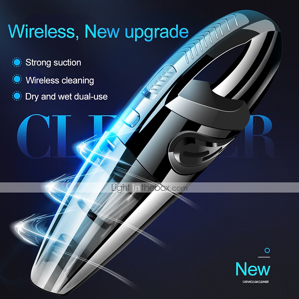 draagbare handheld oplaadbare draadloze auto stofzuiger krachtige draadloze auto stofzuiger snel opladen voor auto thuis huisdierenhaar 2025 - $61.99 –P2