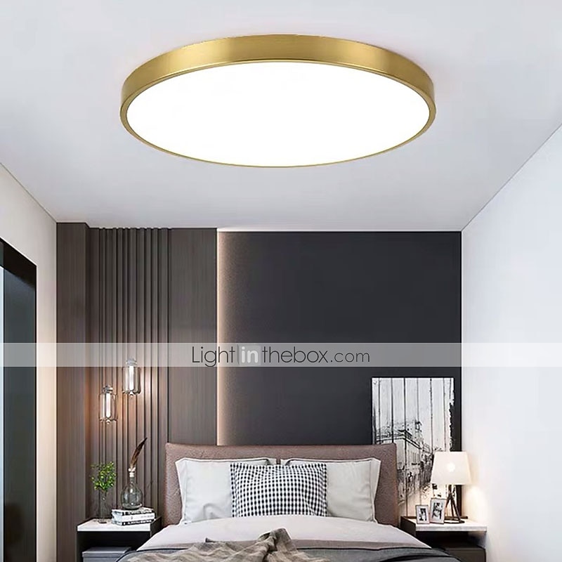 30 cm Single Design Einbauleuchten Metall Messing modern 220-240V 2026 - $131.99 –P9