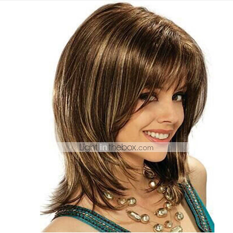 Blonde Wigs for Women Synthetic Wig Wig Layered Wig Wigs with Bangs 12Inch 2025 - $24.99 –P1