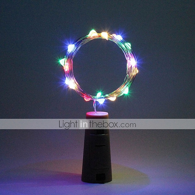 5pcs String Led Wine Bottle with Cork 2M 20 LEDs Bottle Lights Battery Cork for Party Wedding Christmas Halloween Bar Decor 2025 - $16.99 –P4