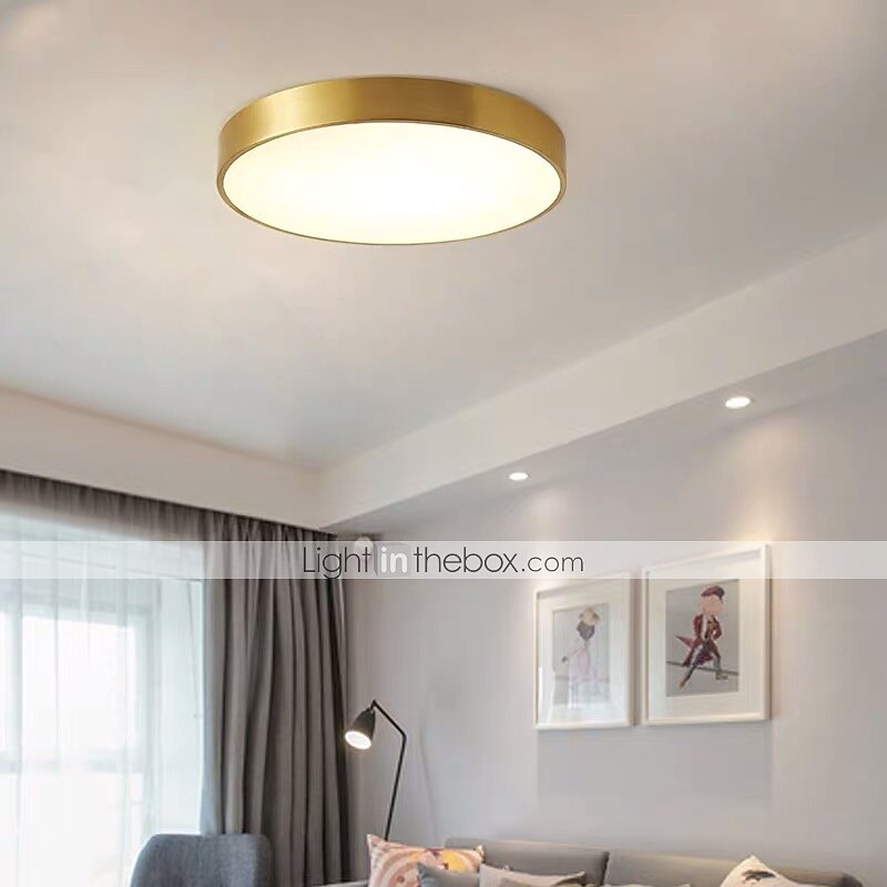 30 cm Single Design Einbauleuchten Metall Messing modern 220-240V 2026 - $131.99 –P6