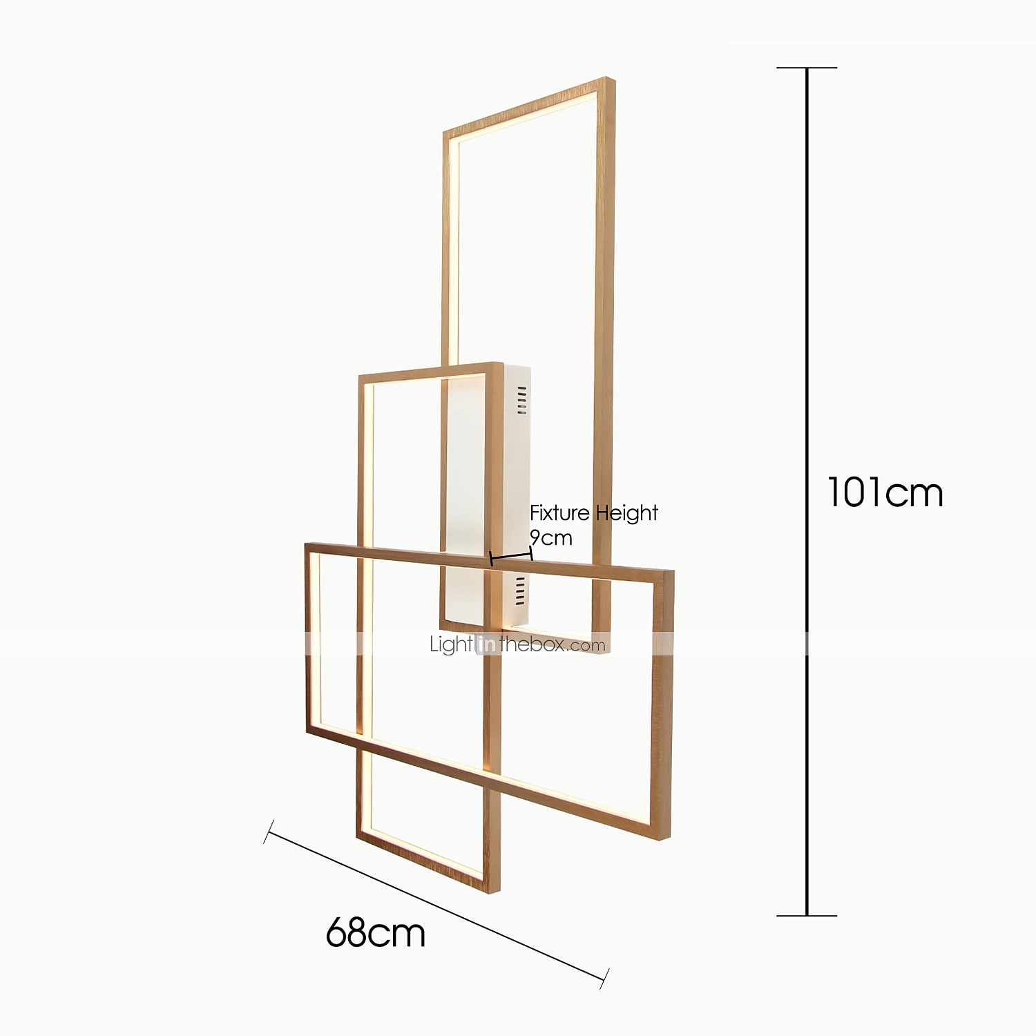 1-Light 68 cm Wall Light / Flush Mount Lights LED Ceiling Light Aluminum Linear Painted Finishes Modern Contemporary 85-265V 2025 - $366.49 –P4