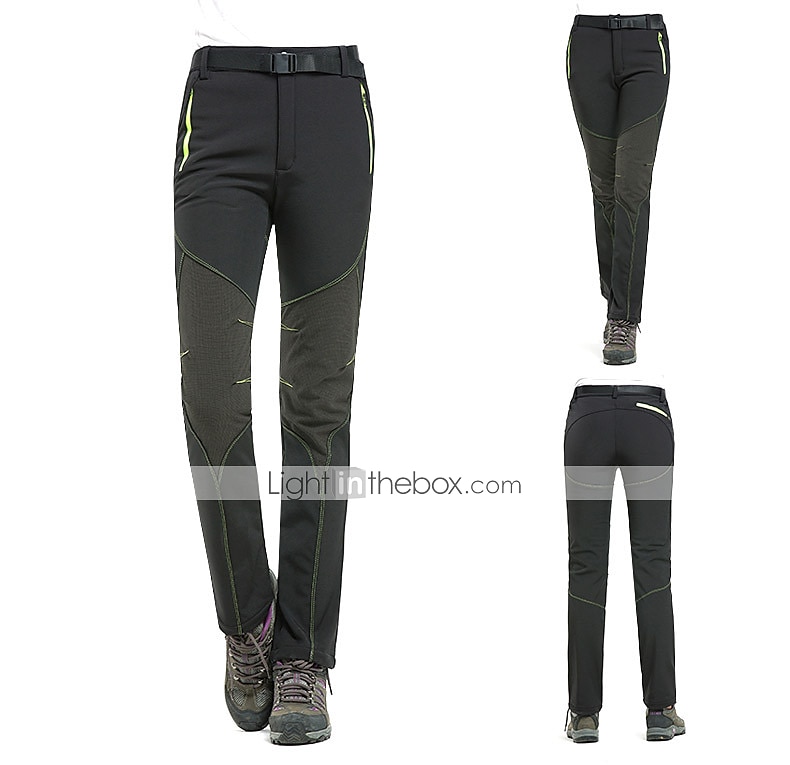 Naisten Vaellushousut Softshell-housut Patchwork Talvi Ulko- Normaali Vedenkestävä Tuulenkestävä Hengittävä Lämmin Pants Alaosat Musta Purppura Fuksia Burgundi Taivaan sininen Telttailu / Retkely 2025 - $56.99 –P2