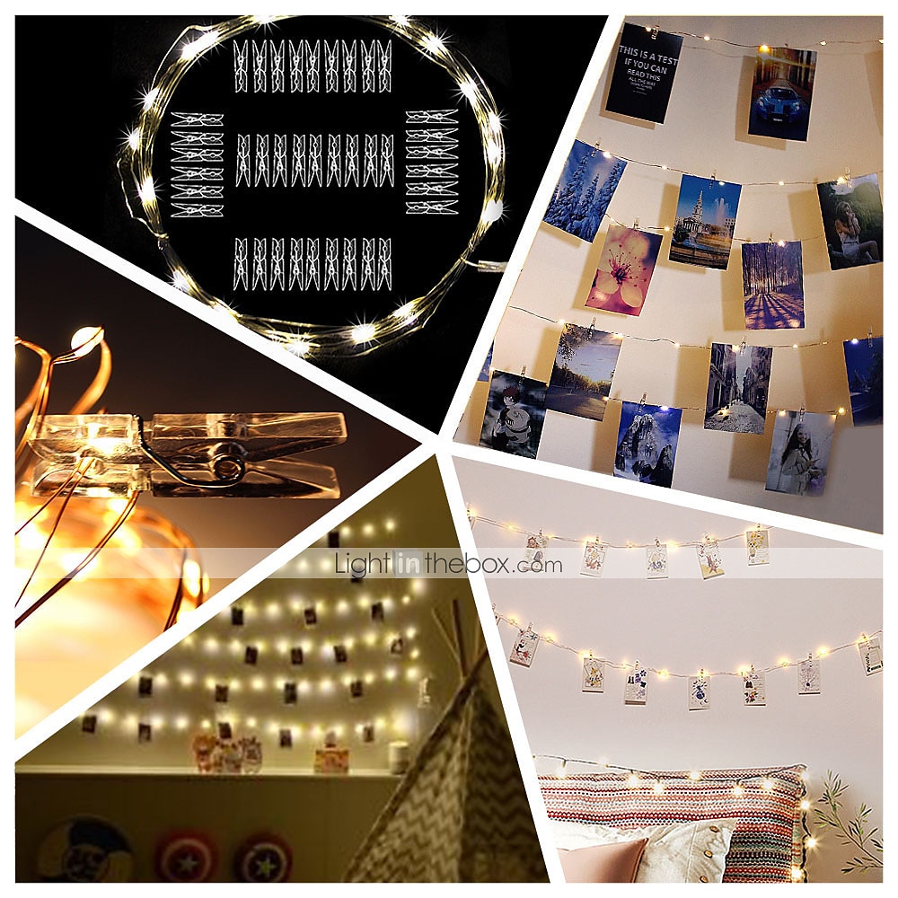 valokuvaleikevalo 50 värikäs led -yövalo koristelu asuntolan juhliin valoisa sali makuuhuoneen ilmapiiri kevyt juhla häät koristelu valokokoonpano 50 leikettä 1 sarja 2025 - $12.49 –P8