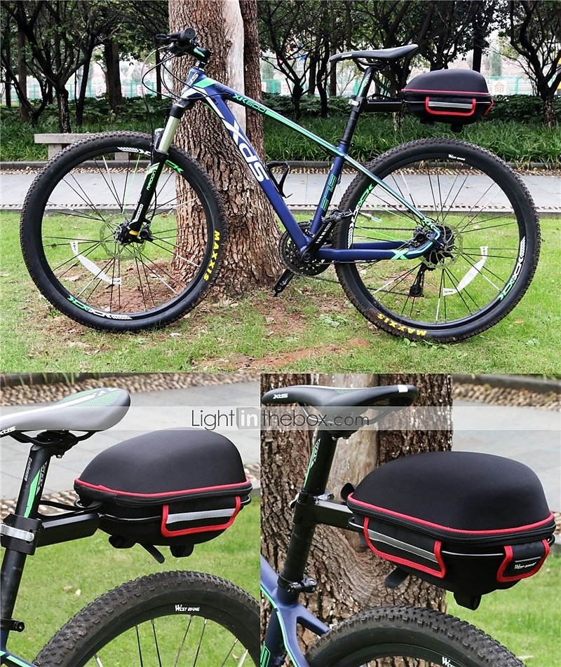 west biking® 8 l-es kerékpár nyeregtáska kerékpártartó táska fém vázzal és esővédővel vízálló könnyű fényvisszaverő csíkok kerékpártáska kendő lycra eva kerékpártáska kerékpártáska kerékpár kerékpározás 2025 - $44.99 –P13