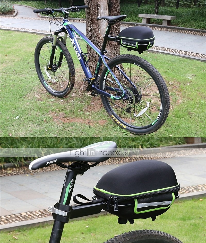 west biking® 8 l-es kerékpár nyeregtáska kerékpártartó táska fém vázzal és esővédővel vízálló könnyű fényvisszaverő csíkok kerékpártáska kendő lycra eva kerékpártáska kerékpártáska kerékpár kerékpározás 2025 - $44.99 –P12
