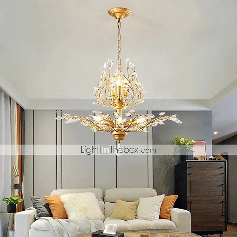 7-الضوء 60 cm نجفات معدن مطلي 110-120V 220-240V 2026 - $359.99 –P7