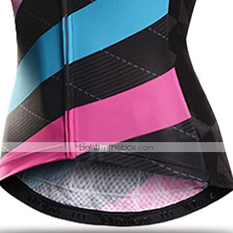 Mujer Maillot de Ciclismo con Culotte Manga Corta MTB Bicicleta Montaña Ciclismo Carretera Verano Primavera Otoño Rosa Morado Naranja Color sólido Rayas Retazos Bicicleta Almohadilla 3D Ciclismo 2026 - $56.99 –P3