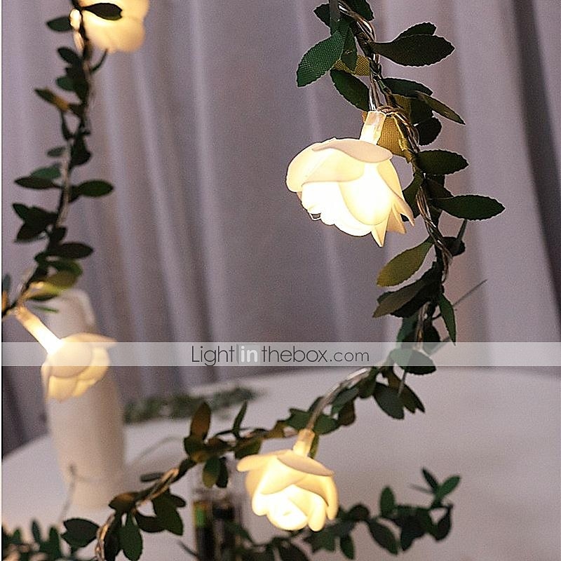 Elegant Wedding Reception Party 6M LED String Light Artificial Green Leaf Ivy Vine, Battery-Powered Decorative Lighting for Christmas, Home, Wedding, Valentine's Day & Garden Decor 2025 - $23.99 –P4