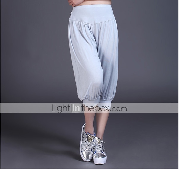 Women's Harem Pants Quick Dry Lightweight High Waist Yoga Zumba Fitness Gym Workout Bloomers Capri Pants Fashion White Black Green Modal Plus Size Sports Activewear High Elasticity Loose / Royal Blue 2025 - GBP £17 –P13