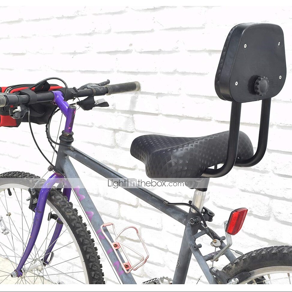 extra wide bicycle seat with backrest