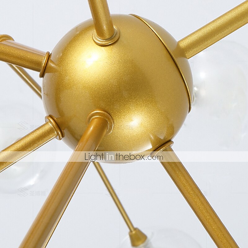 80 cm Sputnik Design Kronleuchter Metall Mini lackierte Oberflächen moderner nordischer Stil generisch 2025 - $634.49 –P3
