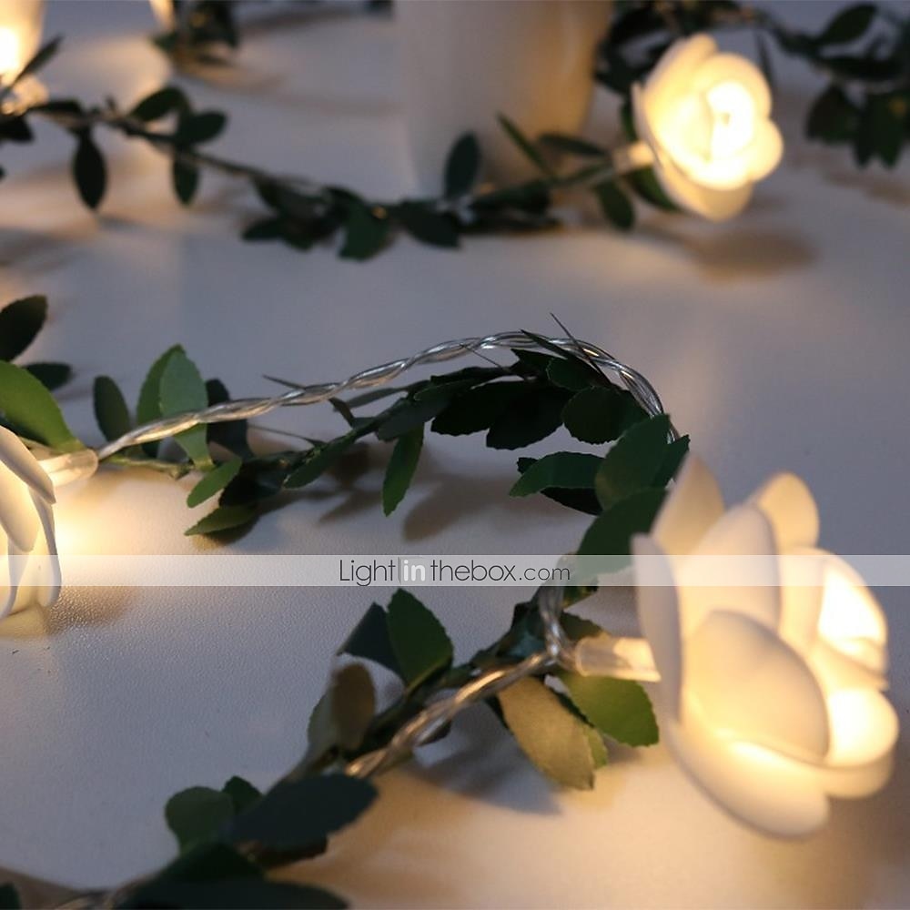 Elegant Wedding Reception Party 6M LED String Light Artificial Green Leaf Ivy Vine, Battery-Powered Decorative Lighting for Christmas, Home, Wedding, Valentine's Day & Garden Decor 2025 - $23.99 –P6