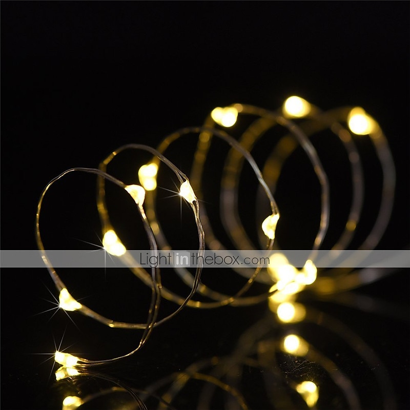 10 stk 2m led solcelleflaskepropp kork lysstreng, 20 led kobbertråd fe lys for jul utendørs hage dekorasjon, bryllup og fester 2025 - $31.99 –P3
