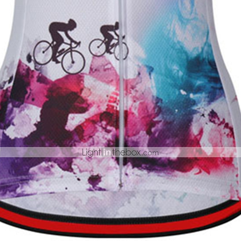 Femmes Gilet de cyclisme Maillot de cyclisme Arc-en-ciel Drôle LGBT Cyclisme Gilet / Veste Top avec 3 poches arrière Résistant aux UV Séchage Rapide Bandes réfléchissantes Poche Arrière Des sports de 2026 ? $30.99 –P1