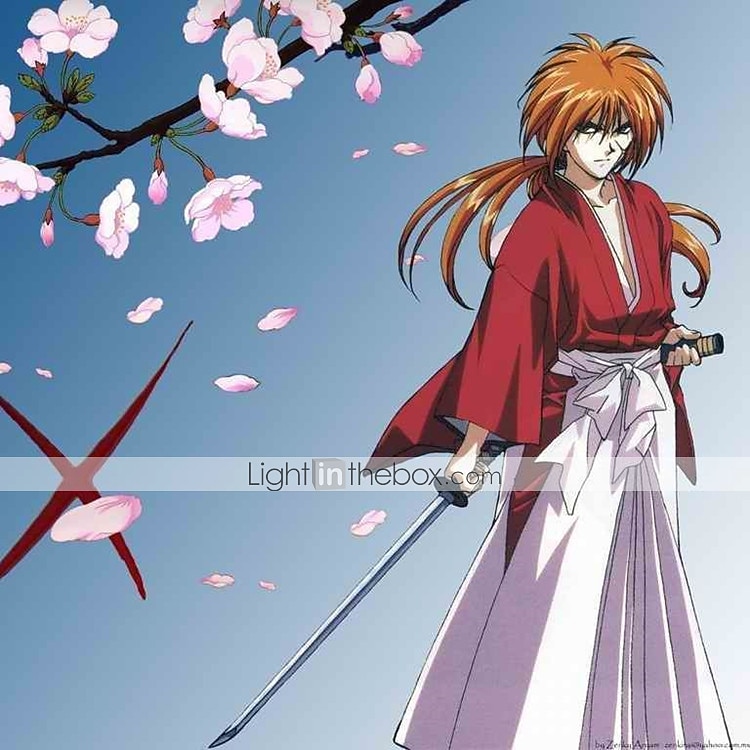 Inspired by Rurouni Kenshin Himura Kenshin Anime Cosplay Costumes Japanese  Cosplay Suits Top Pants Belt For Men's Women's 2023 - US $48.99