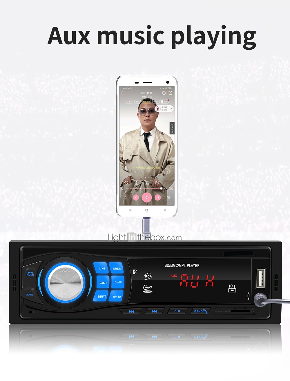SWM 8013 No 1 DIN Other OS Car MP3 Player Micro USB / MP3 / Built-in Bluetooth for universal RCA / Mini USB / Other Support MP3 / WMA / WAV / SD / USB Support / Radio / SD Card 2025 - $31.99 –P6
