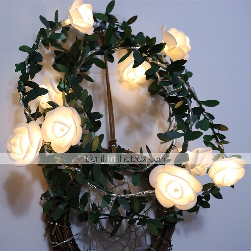 Elegant Wedding Reception Party 6M LED String Light Artificial Green Leaf Ivy Vine, Battery-Powered Decorative Lighting for Christmas, Home, Wedding, Valentine's Day & Garden Decor 2025 - $23.99 –P2