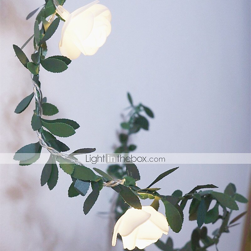 Elegant Wedding Reception Party 6M LED String Light Artificial Green Leaf Ivy Vine, Battery-Powered Decorative Lighting for Christmas, Home, Wedding, Valentine's Day & Garden Decor 2025 - $23.99 –P12